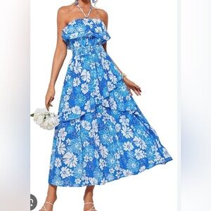 Grace Karin Sky Blue Dress Extra Large XL